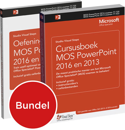 Cursusboek MOS PowerPoint 2016 en 2013 + extra oefeningen