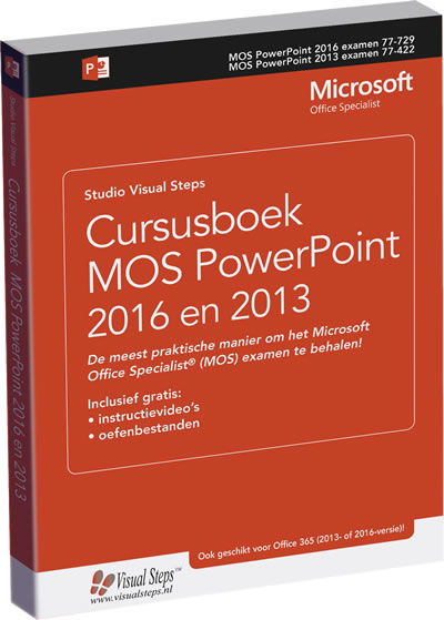 Cursusboek MOS PowerPoint 2016 en 2013